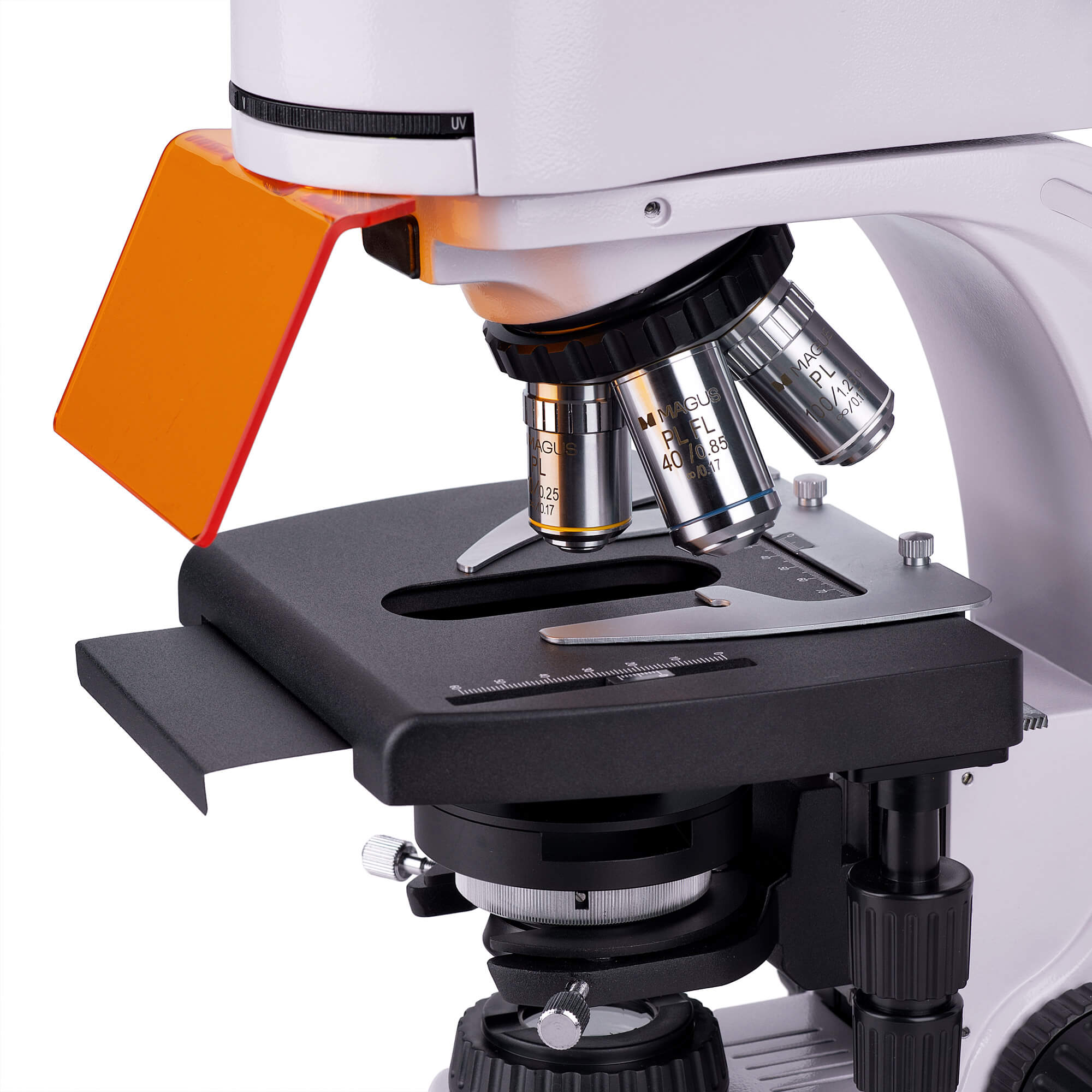 Fluorescenčný digitálny mikroskop MAGUS Lum D400 pracovný stolík